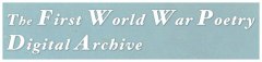Logo First World War Poetry Digital Archive